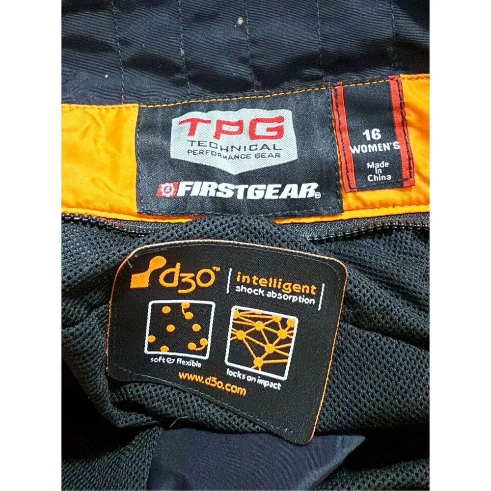 Firstgear TPG Tactical Performance Escape Pants 16 Black Padded Motorcycle